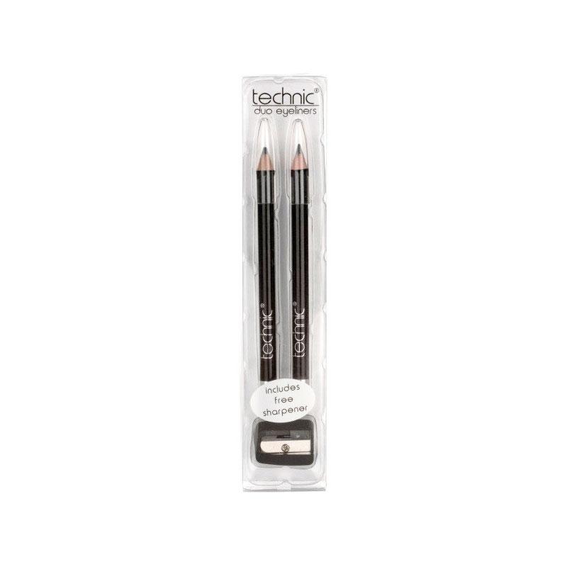 Technic Eyeliner Duo with Sharpner Grey – 2.4gm
