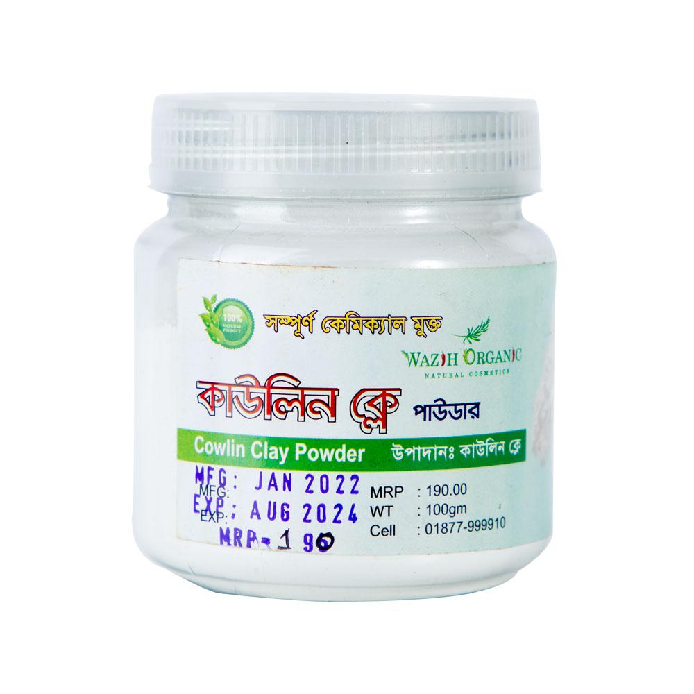 Wazih Organic Cowlin Clay Powder – 100gm