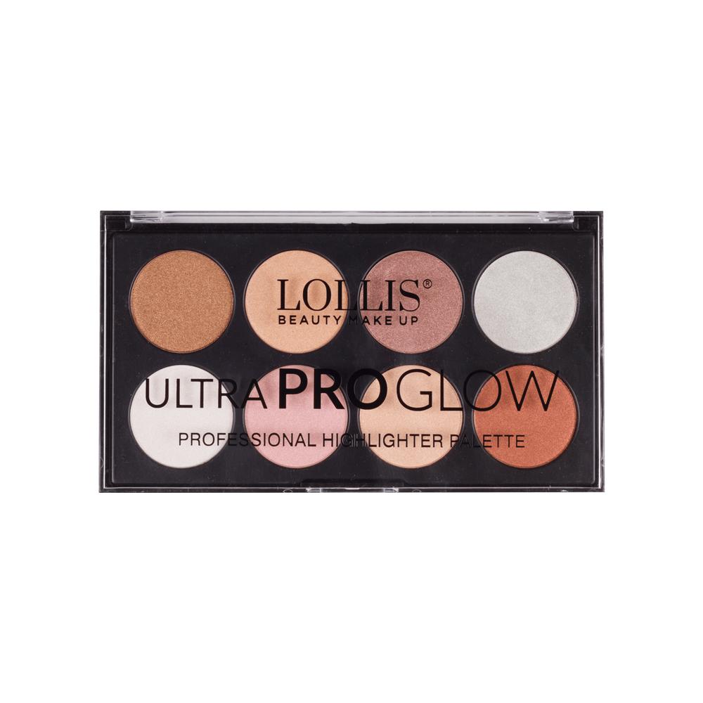 Lollis Ultra Pro Glow Professional Highlighter Palette 01 – 40gm