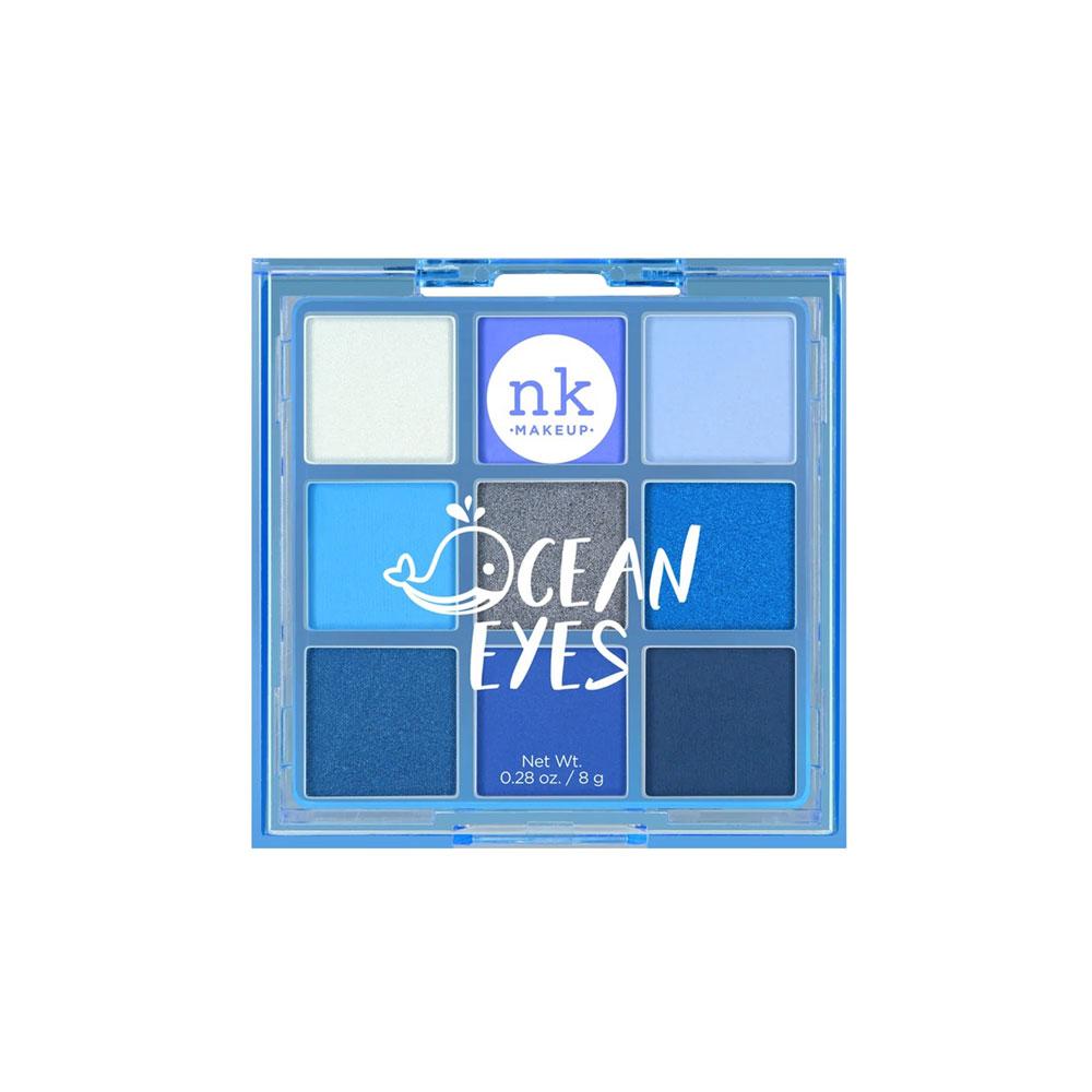 NICKA K Pop Neon Nine Color Eyeshadow Palette Ocean Eyes ES0910 – 8gm