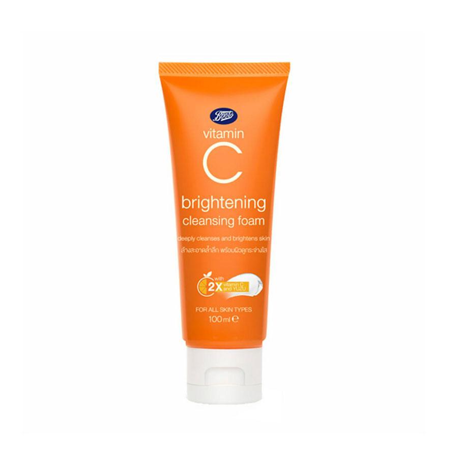 Boots Vitamin C Brightening Cleansing Foam – 100ml