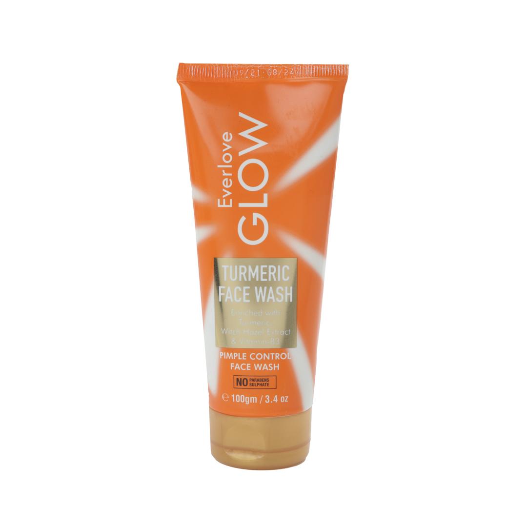 Everlove Glow Turmeric Pimple Control Face Wash – 100ml