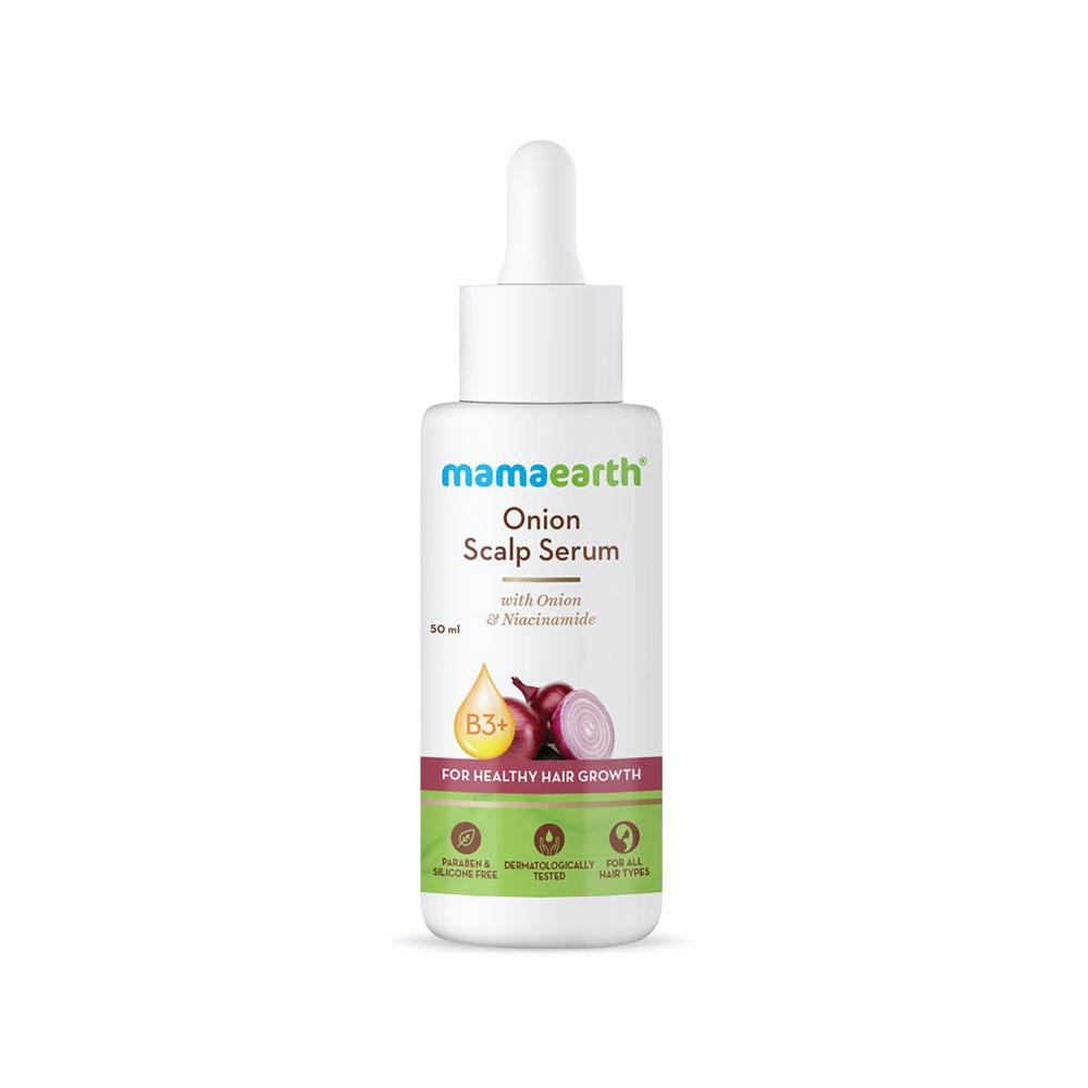 Mamaearth Onion Scalp Serum with Onion and Niacinamide for Healthy Hair Growth – 50ml