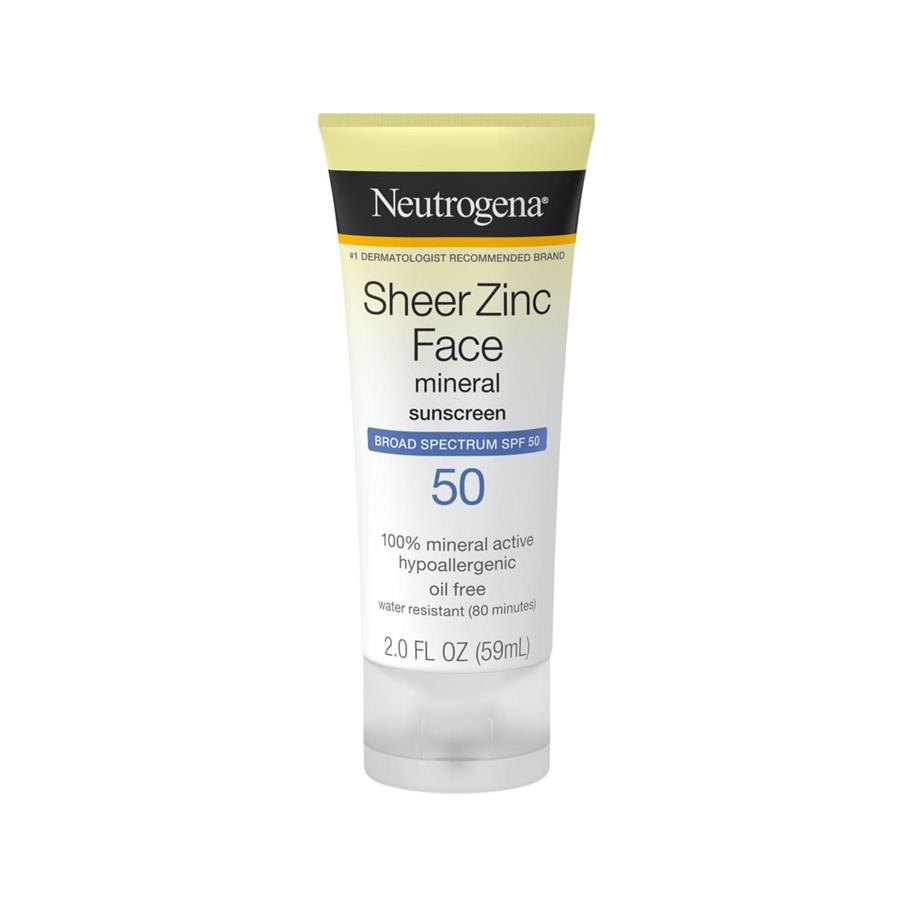 Neutrogena Sheer Zinc Face Mineral SPF 50 Sunscreen – 59ml