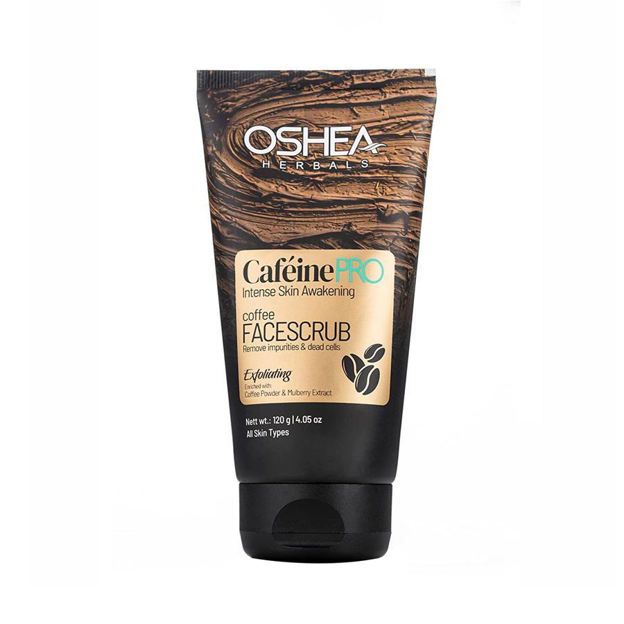 Oshea Herbals Cafeine Pro Coffee Face Scrub – 120gm