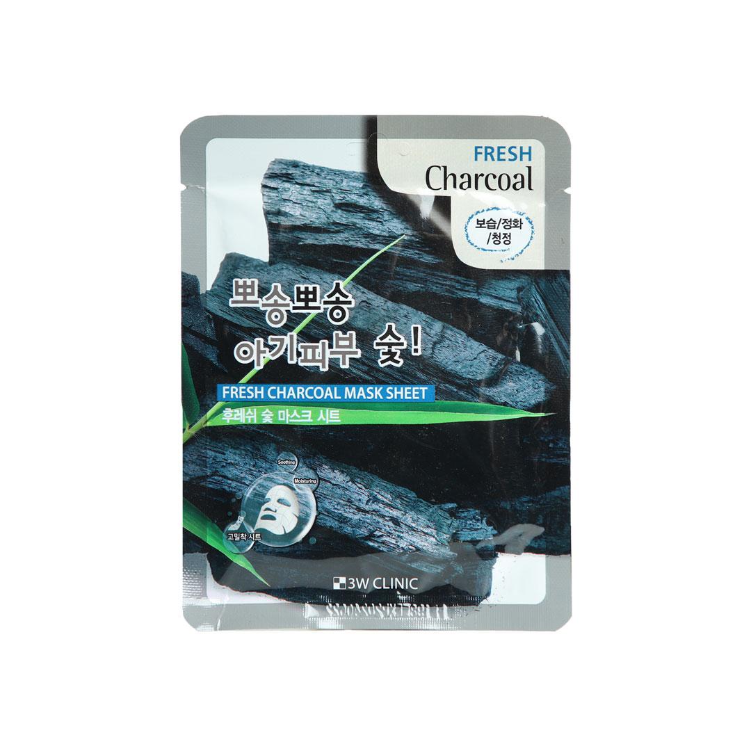 3W Clinic Fresh Charcoal Sheet Mask – 23ml