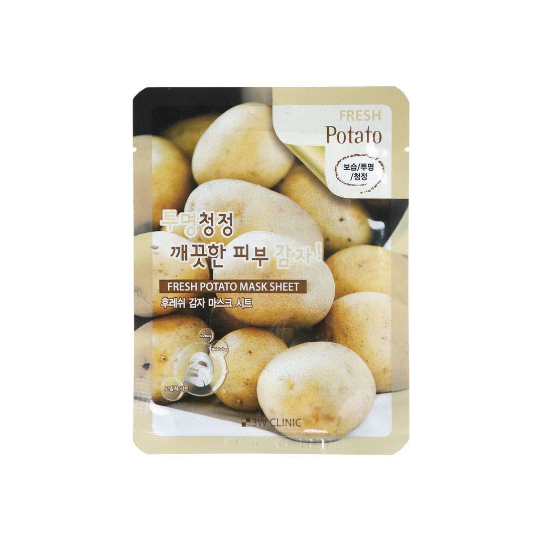 3W Clinic Fresh Potato Sheet Mask – 23ml