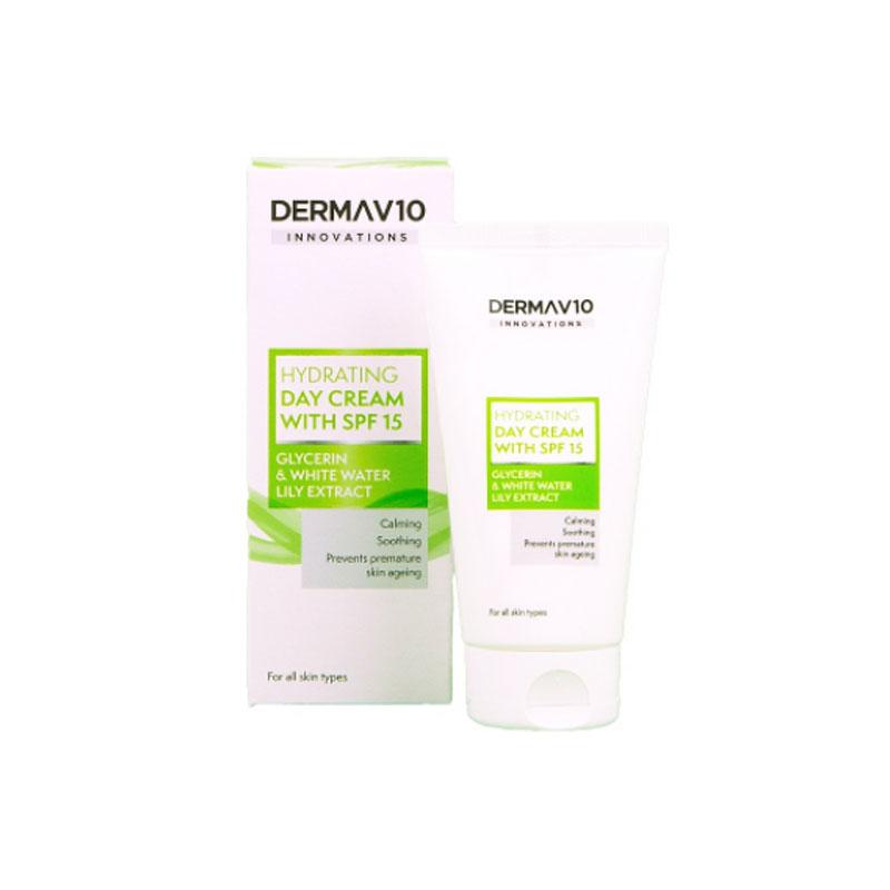 Dermav10 Hydrating Day Cream With SPF15 – 50ml