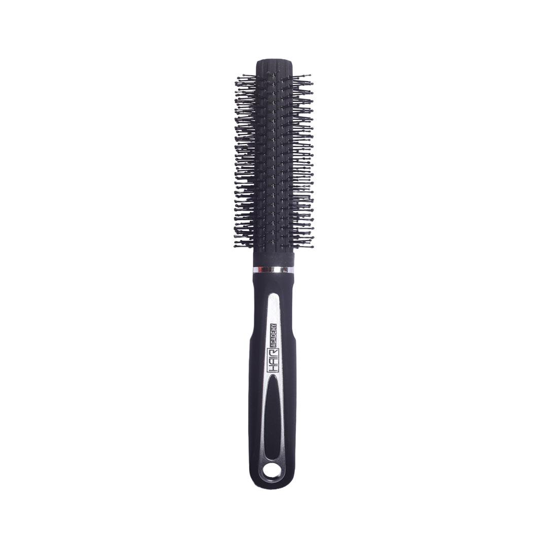 Hair Academy Salon Quality Roller Hair Brush - Black