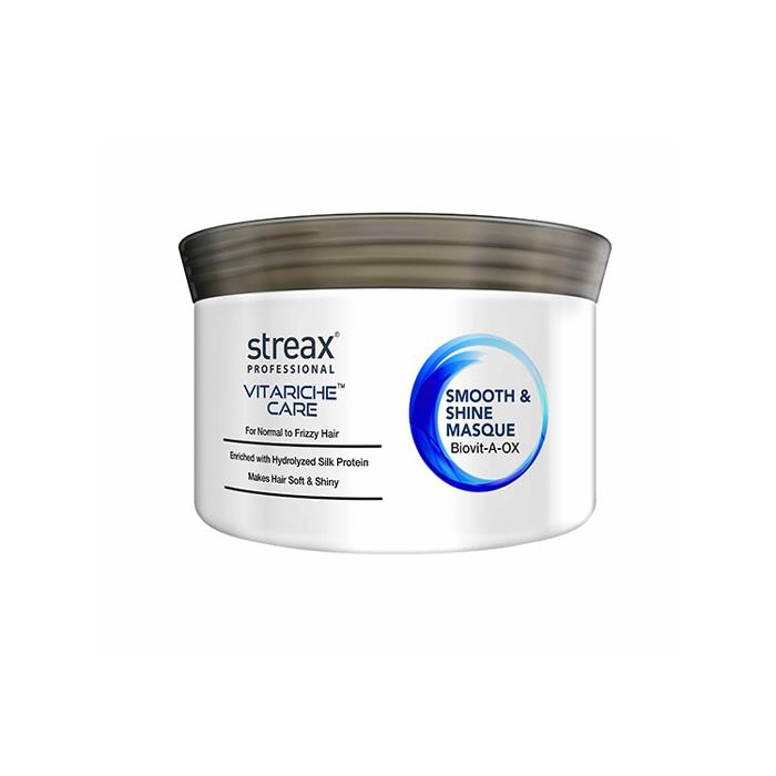 Streax Professionals Smooth & Shine Masque for Normal to Dry and Frizzy Hair – 500gm