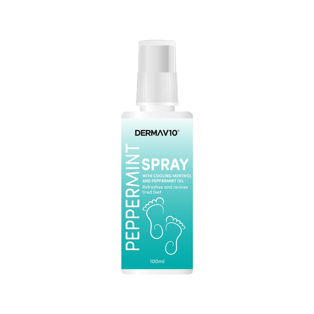 Derma V10 Peppermint Foot Spray – Dermav10 – 100ml