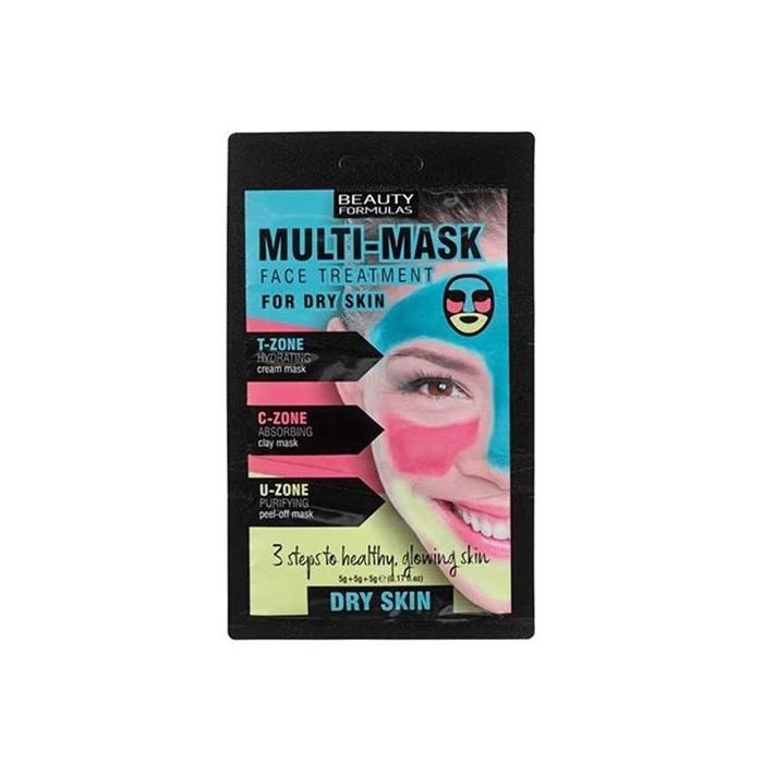 Beauty Formulas Multi-Mask Face Treatment For Dry Skin – 15gm
