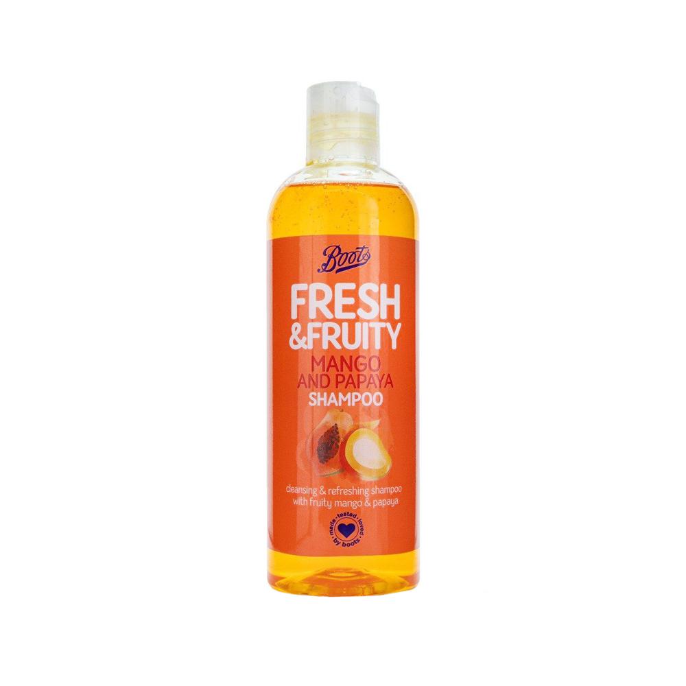 Boots Fresh & Fruity Mango & Papaya Shampoo – 500ml