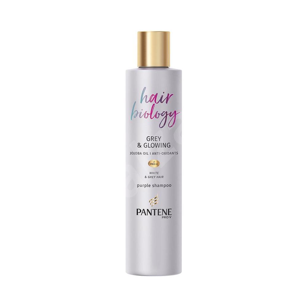 Pantene Hair Biology Shampoo Gray & Glowing Shampoo – 250ml