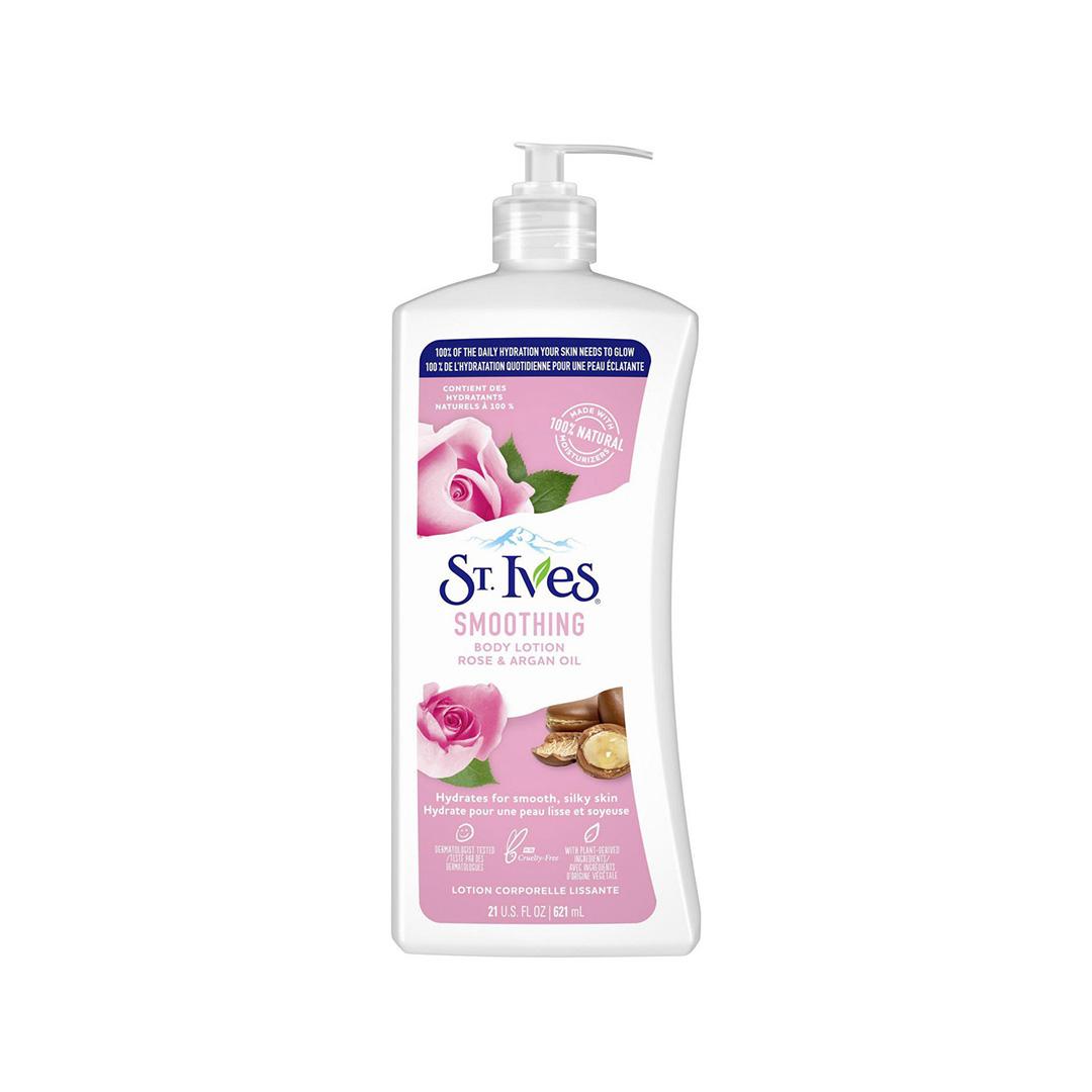 St. Ives Rose and Argan Oil Smoothing Body Lotion – 621ml