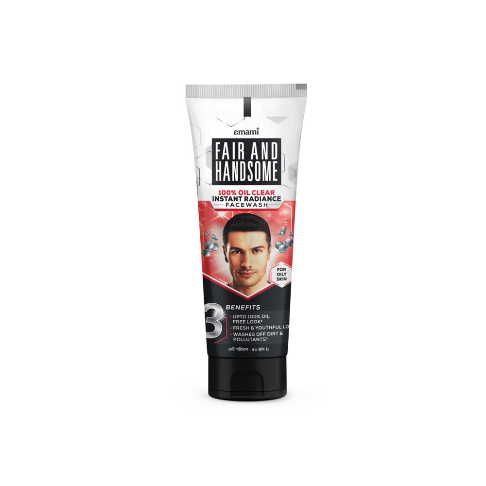 Fair And Handsome 100% Oil Clear Instant Radiance Face Wash – FAH – 50gm