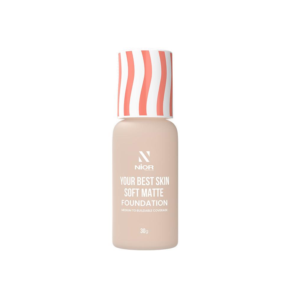 NIOR Your Best Skin Soft Matte Foundation Vanilla Ice – 30gm