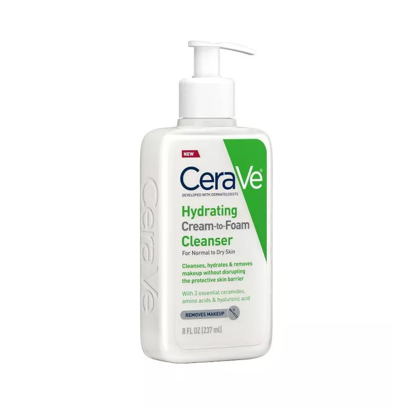 Cerave Hydrating Cream-to-Foam Cleanser – 237ml