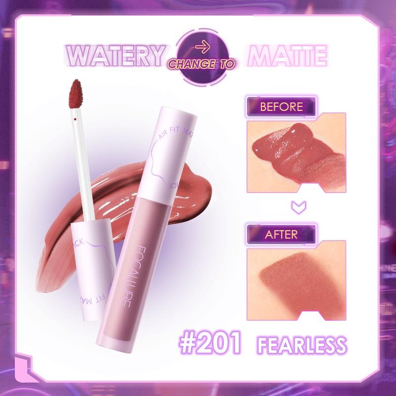 Focallure Air Fit Matte Liquid Lip Tint 201 (Fa417) – 2.2gm
