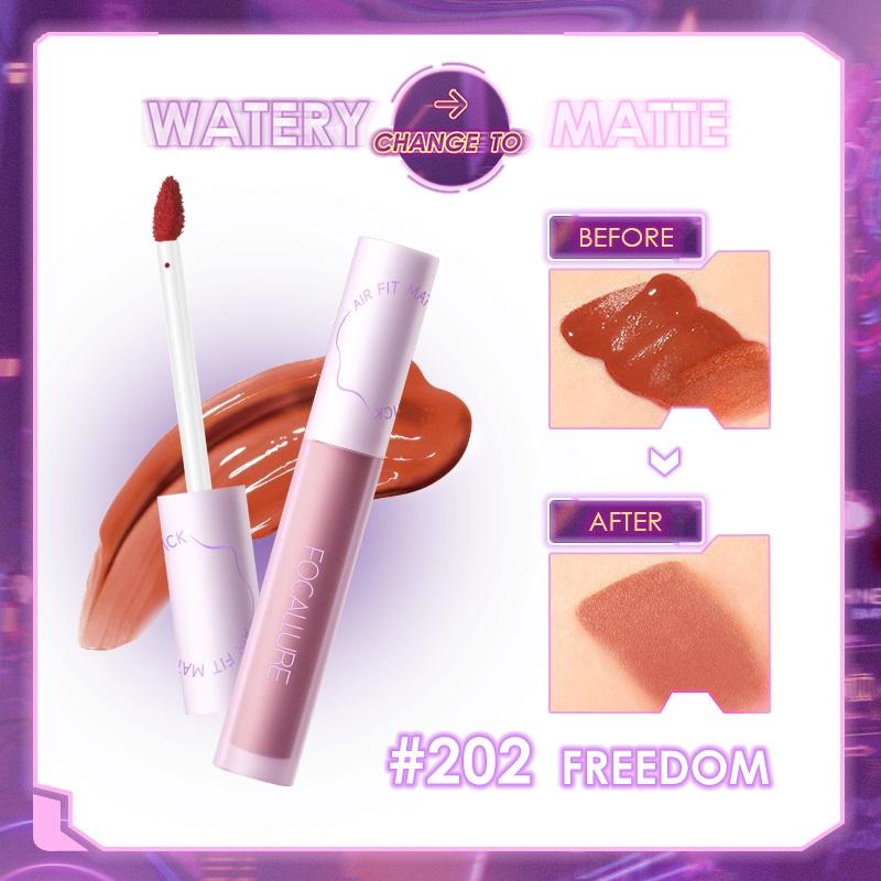 Focallure Air Fit Matte Liquid Lip Tint 202 (Fa417) – 2.2gm