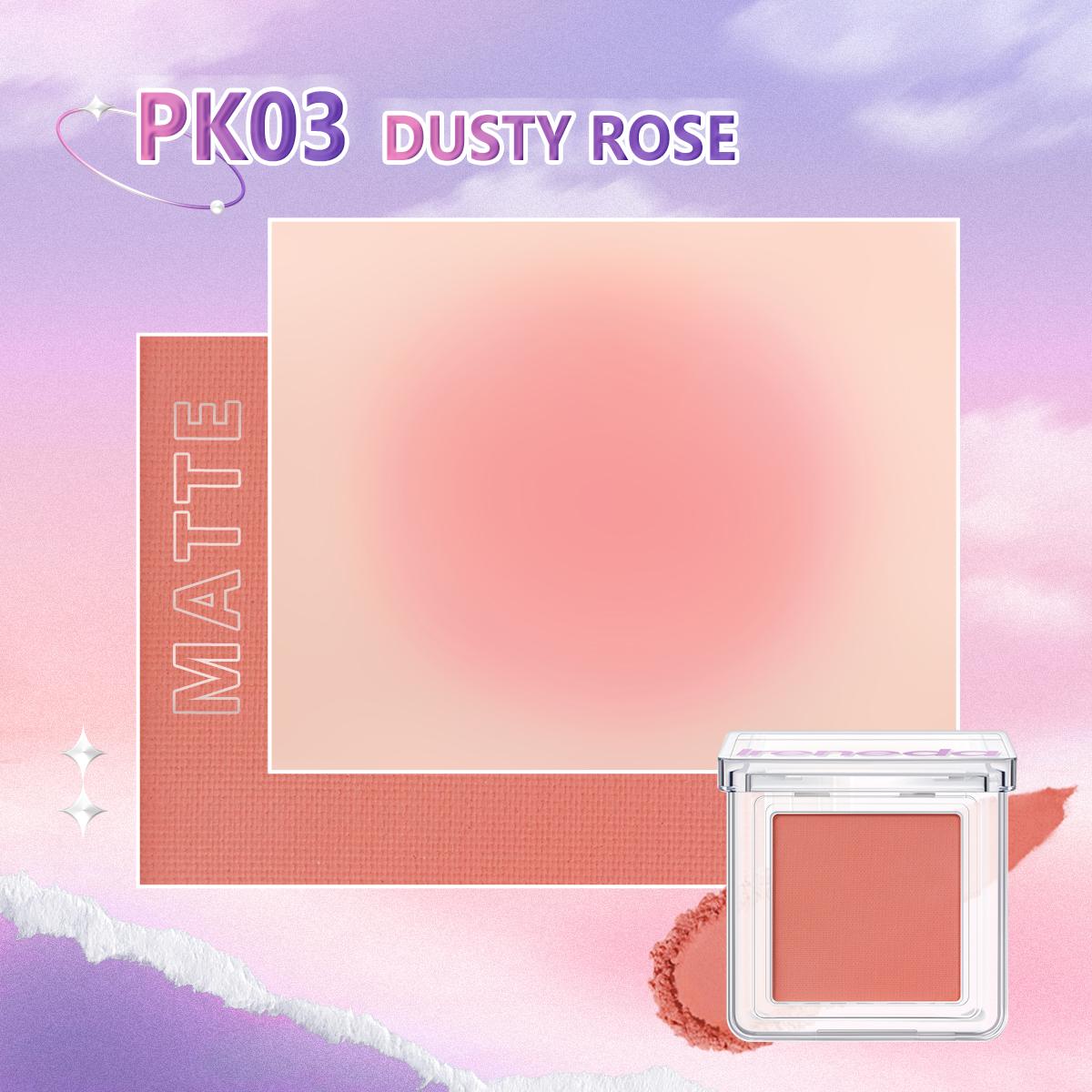 Ireneda Crush Crush Powder Blush - PK03 Dusty Rose (IR07) – 2.7gm