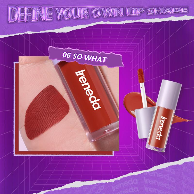 Ireneda Waterproof Matte Liquid Lipstick - 06 So What (IR03) – 2.4gm