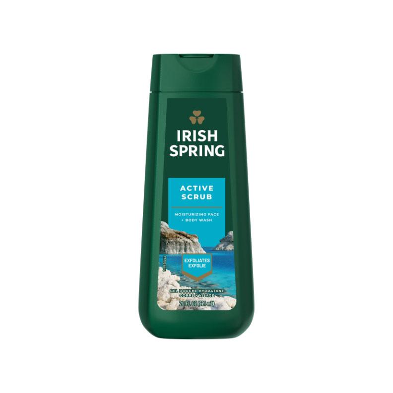 Irish Spring Active Scrub Exfoliating Body Wash – 591ml