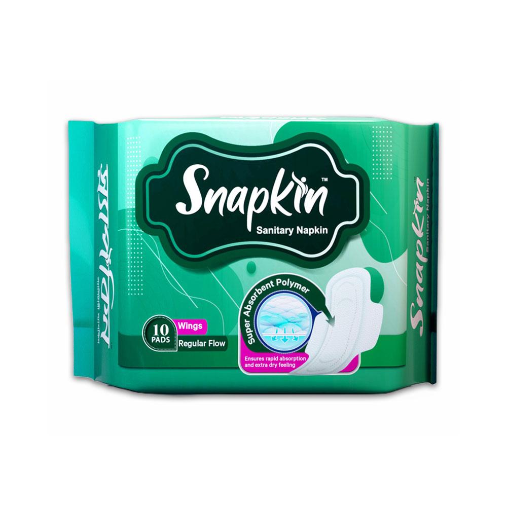 Snapkin Sanitary Napkin Regular Flow 10 pads