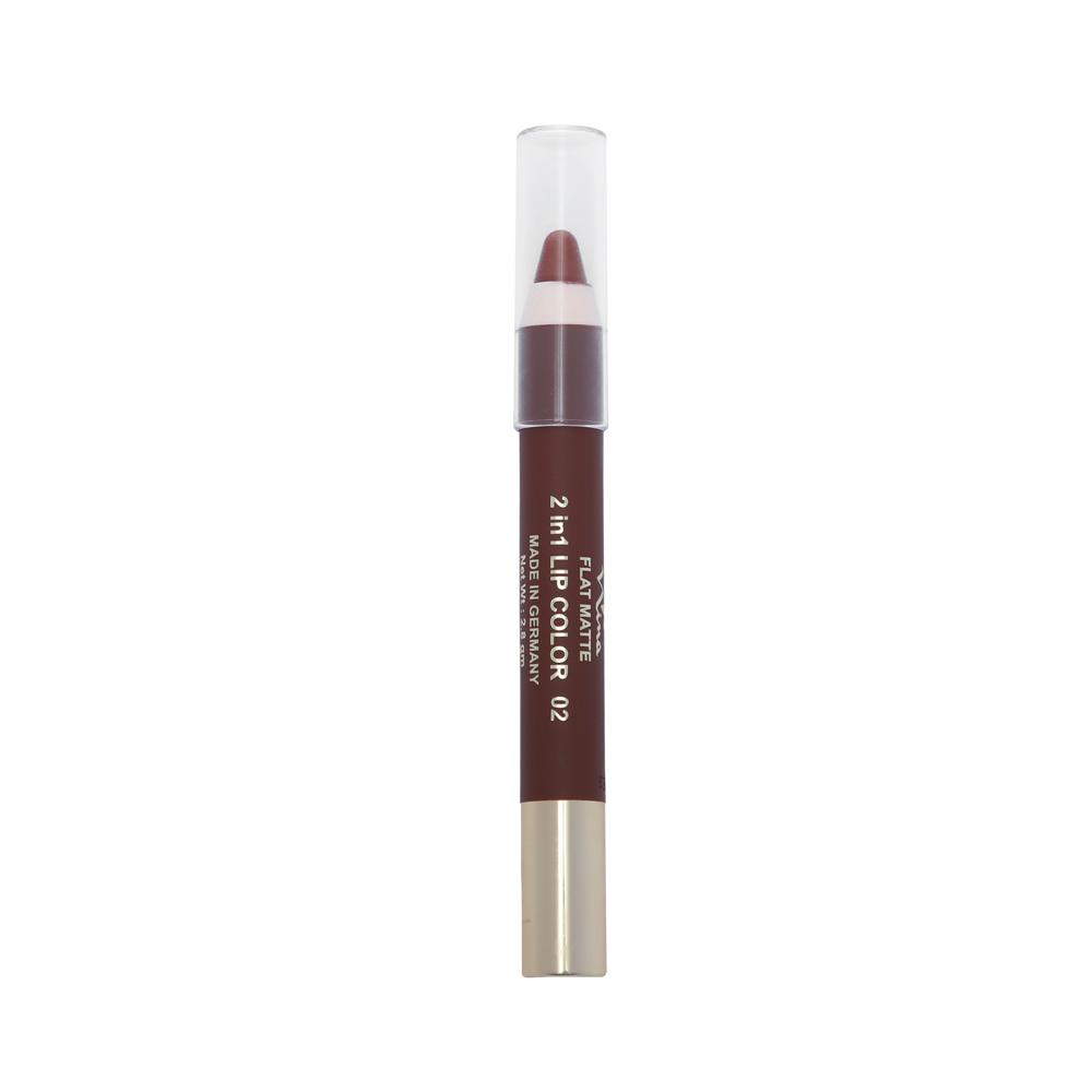 Miss & Mrs. Nina Flat Matte 2 in 1 Lip Color 02 – 2.8gm