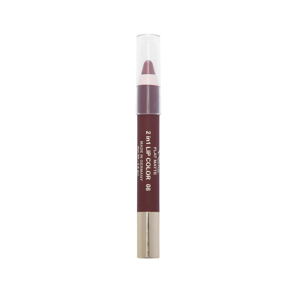 Miss & Mrs. Nina Flat Matte 2 in 1 Lip Color 08 – 2.8gm