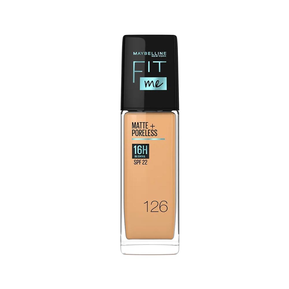 Maybelline Fit Me Matte +Poreless Liquid Foundation - 126 – 30ml