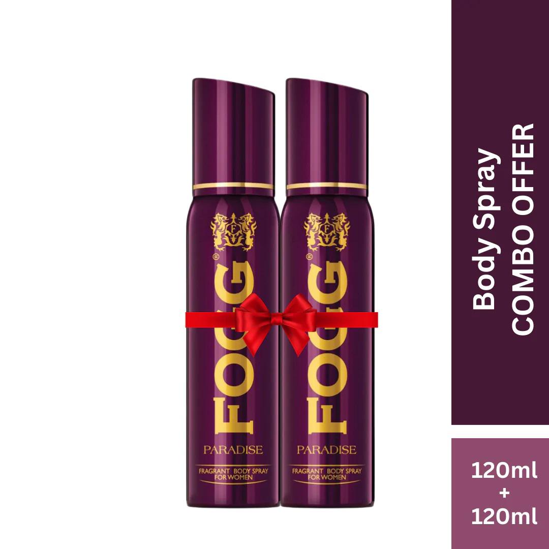 Fogg Body spray Women (Paradise) 120ml COMBO Offer