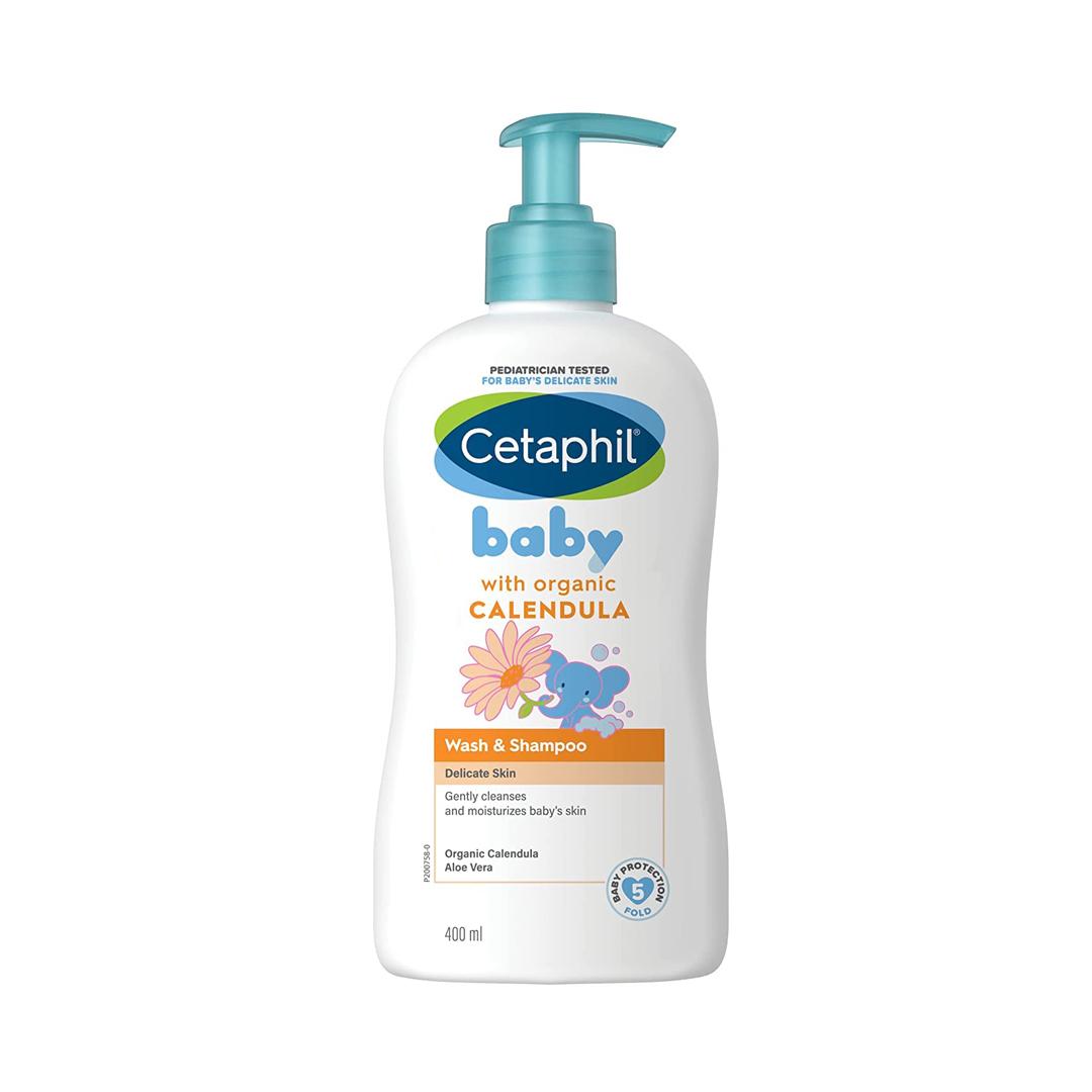 Cetaphil Baby Wash & Shampoo With Organic Calendula – 400ml
