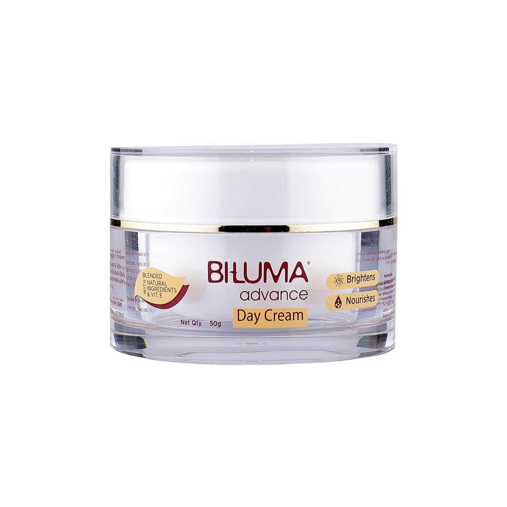 Biluma Advance Skin Brightening Day Cream For Even Skin Tone, Blended With Vitamin E & Natural Ingredients For Dark Spots – 50gm