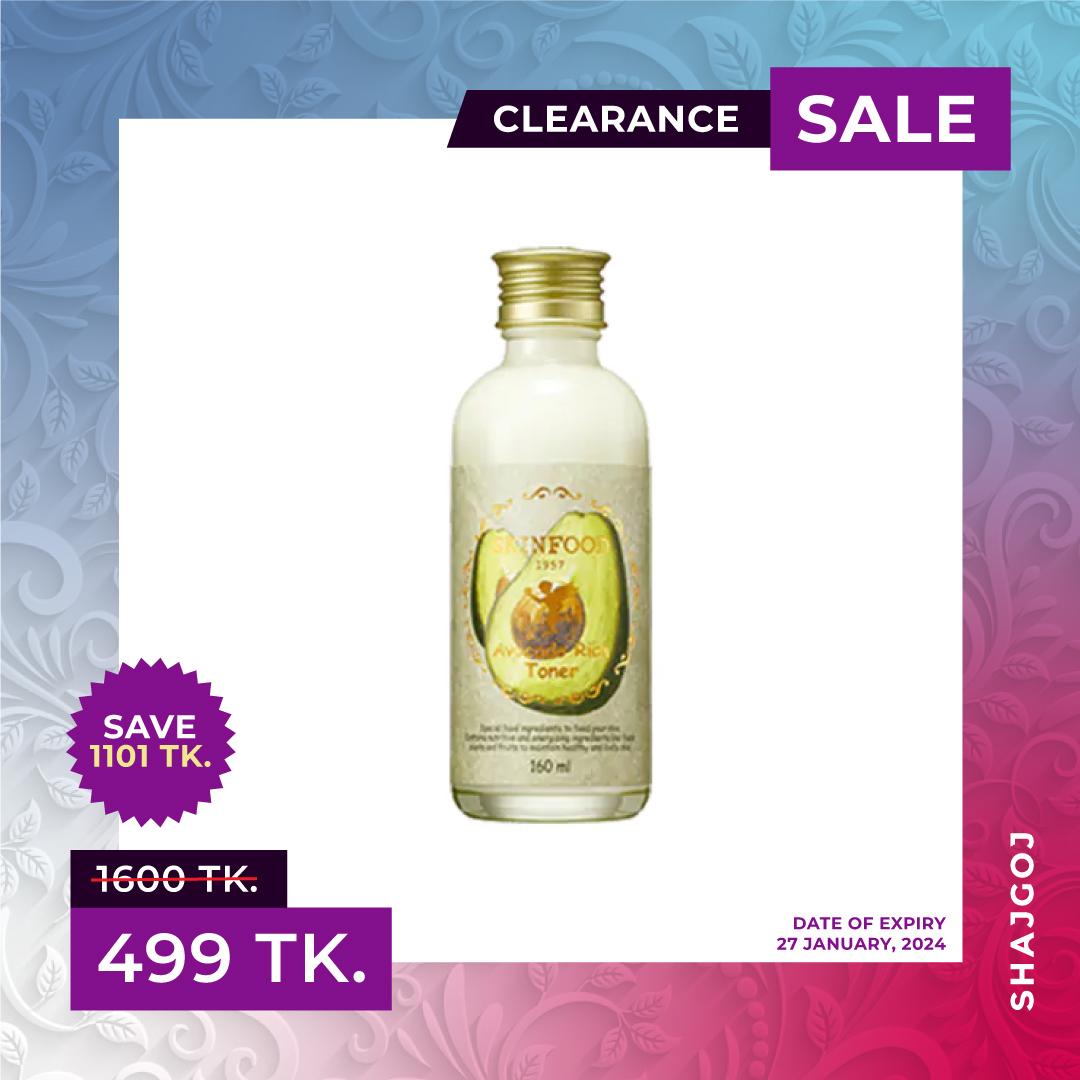 SKINFOOD Avocado Rich Toner (Expiry Date: 27/01/2024) – 160ml