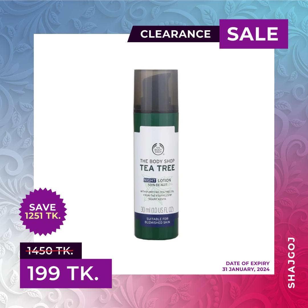 The Body Shop Tea Tree Night Lotion (1/31/2024) – 30ml
