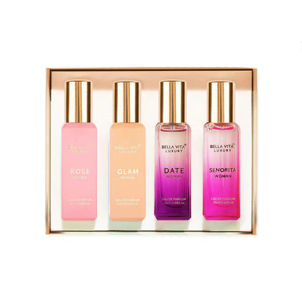 Bella Vita Luxury Perfume Gift Set For Women (20 Ml X 4) – Bellavita
