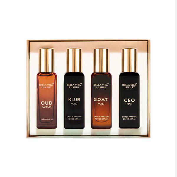 Bella Vita Luxury Perfume Gift Set For Men (20 Ml X 4) – Bellavita