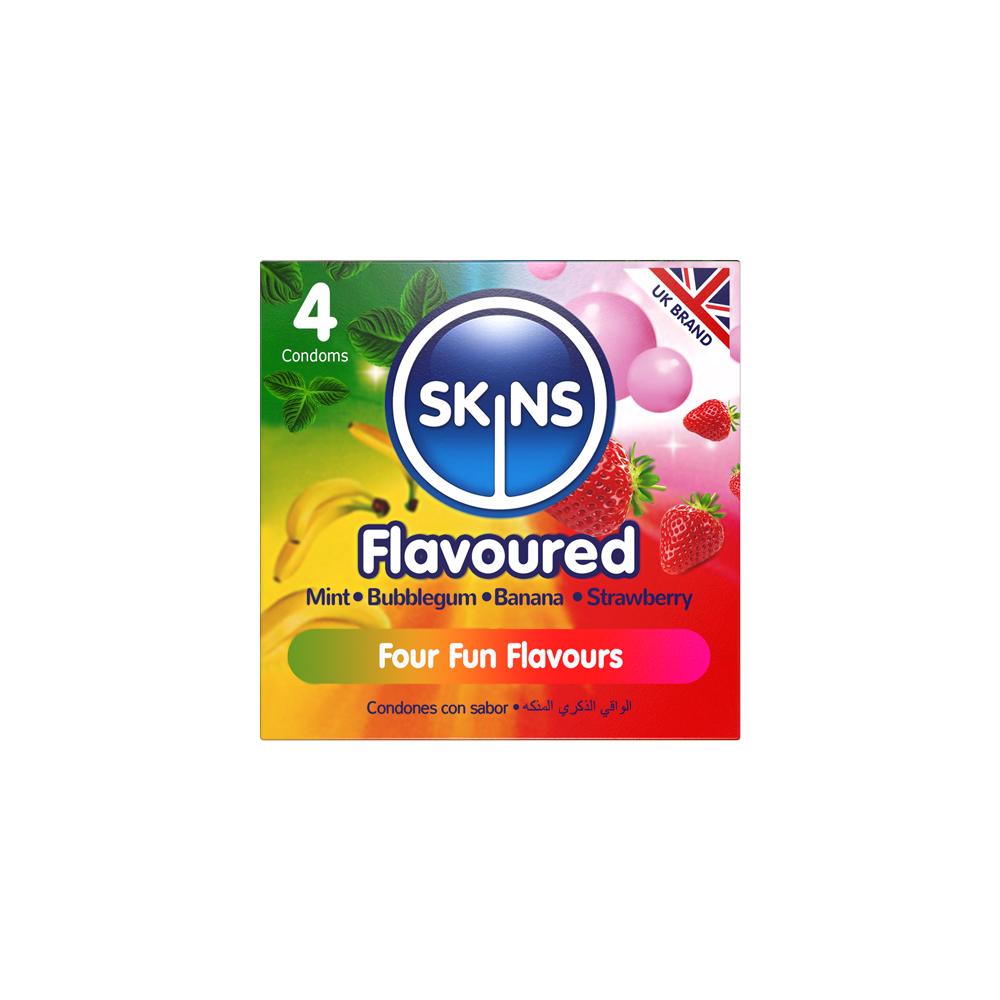 SKINS Flavoured Condoms 4 Piece