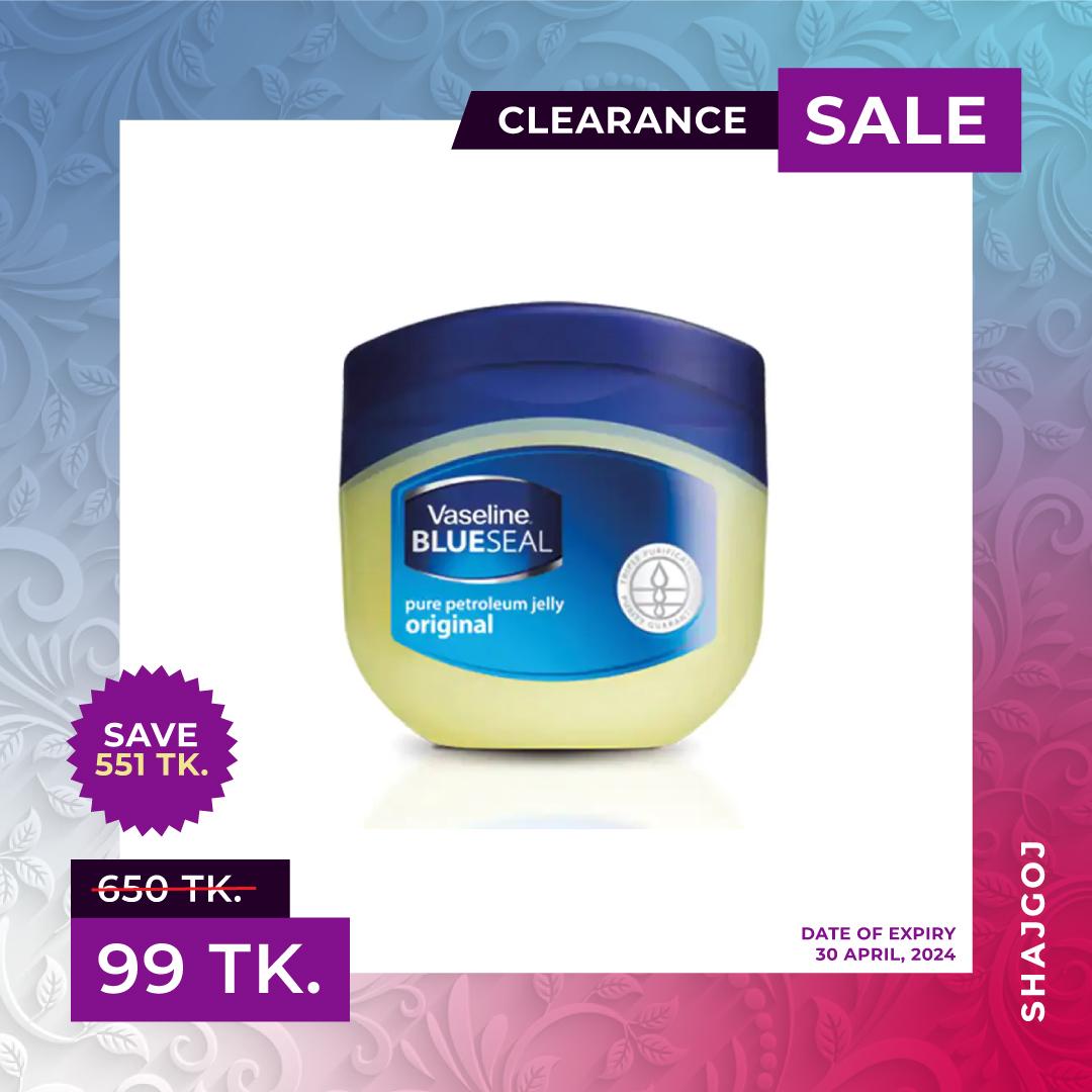 Vaseline Blueseal Original Pure Petroleum Jelly (Expiry Date - 30/04/2024) – 250ml
