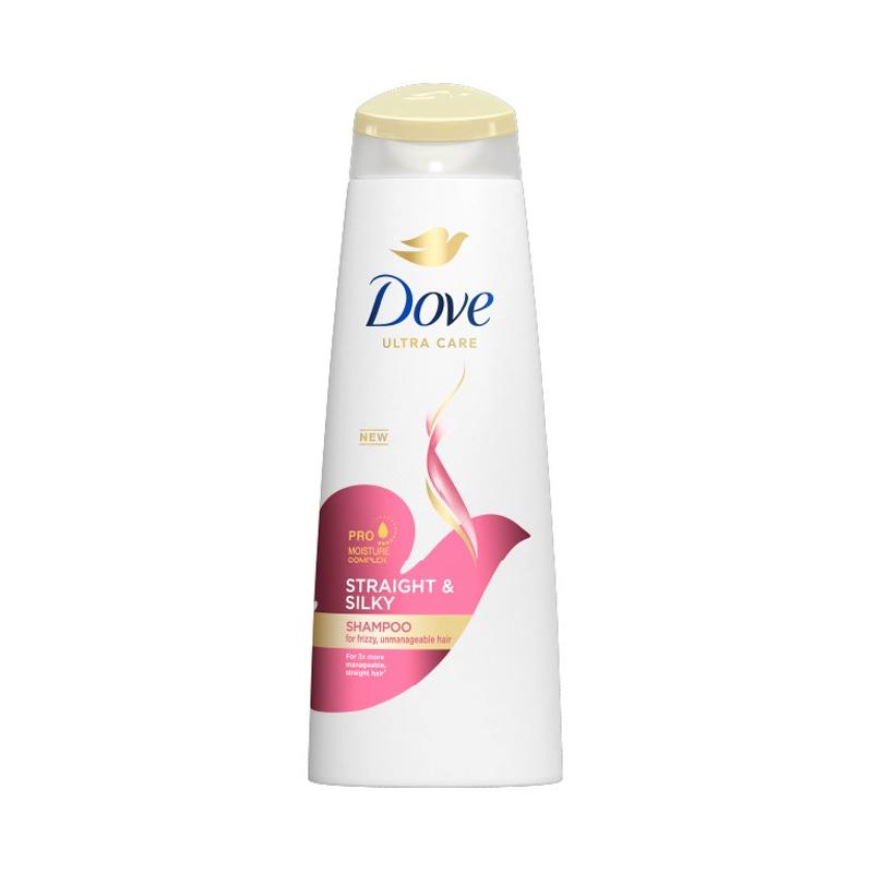 Dove Ultra Care Straight & Silky Shampoo For Frizzy, Unmanageable Hair – 330ml