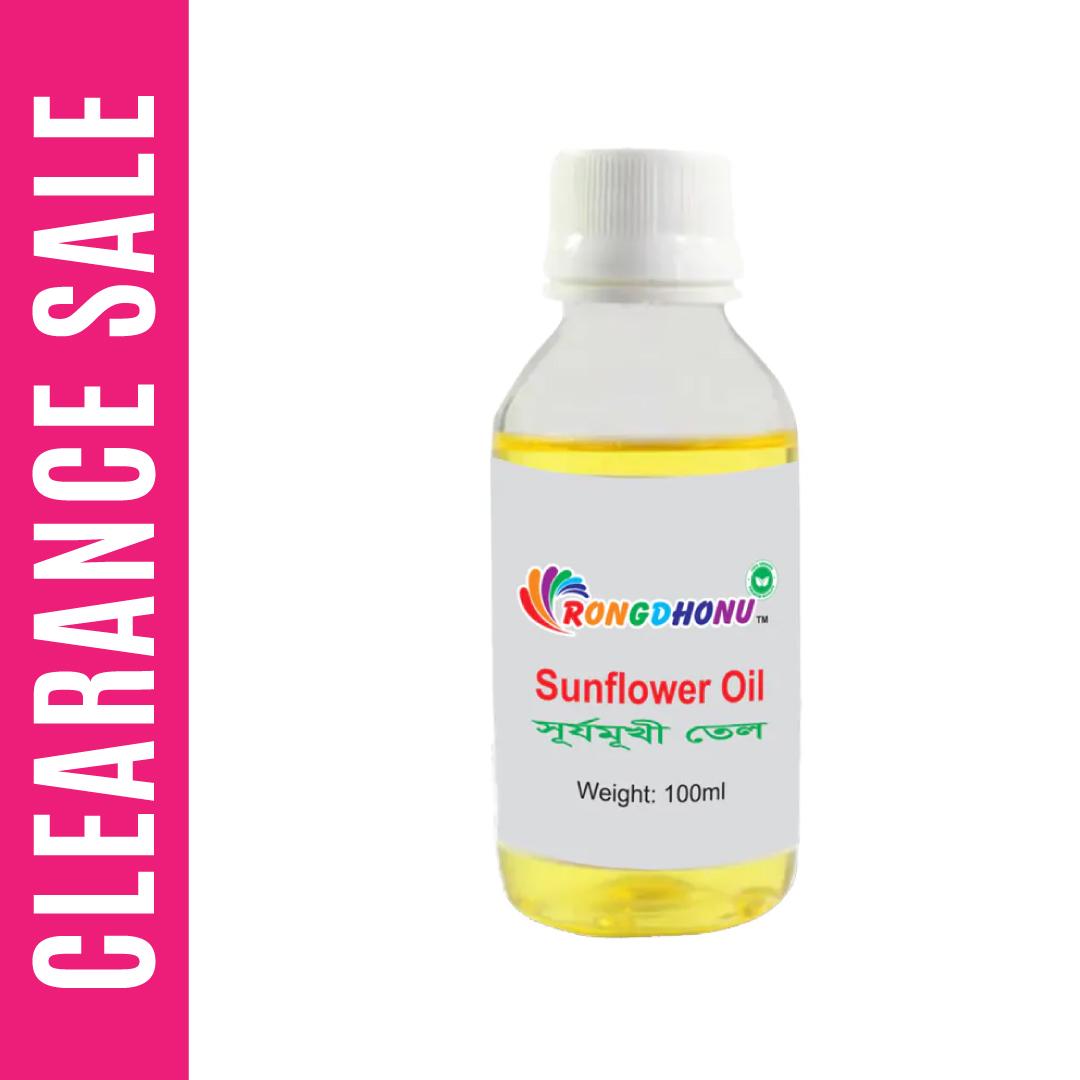 Rongdhonu Organic Sunflower Oil (Expiry Date- 30/09/2024) – 100ml