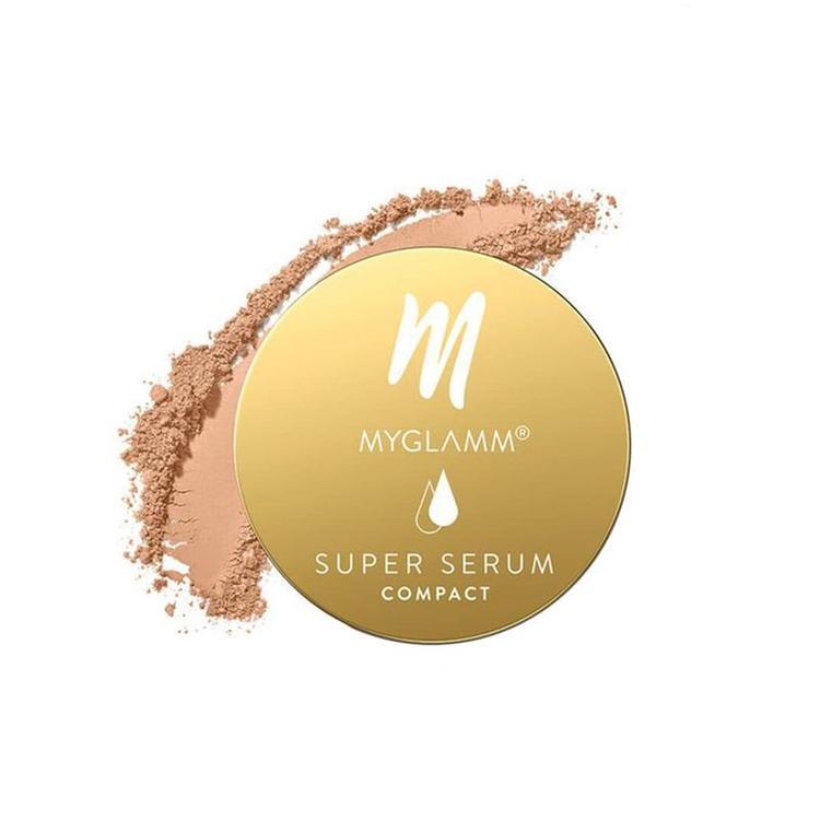 MyGlamm Super Serum Compact Powder - Latte – 9gm