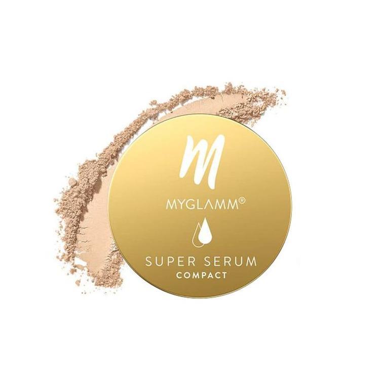 MyGlamm Super Serum Compact Powder - Sesame – 9gm