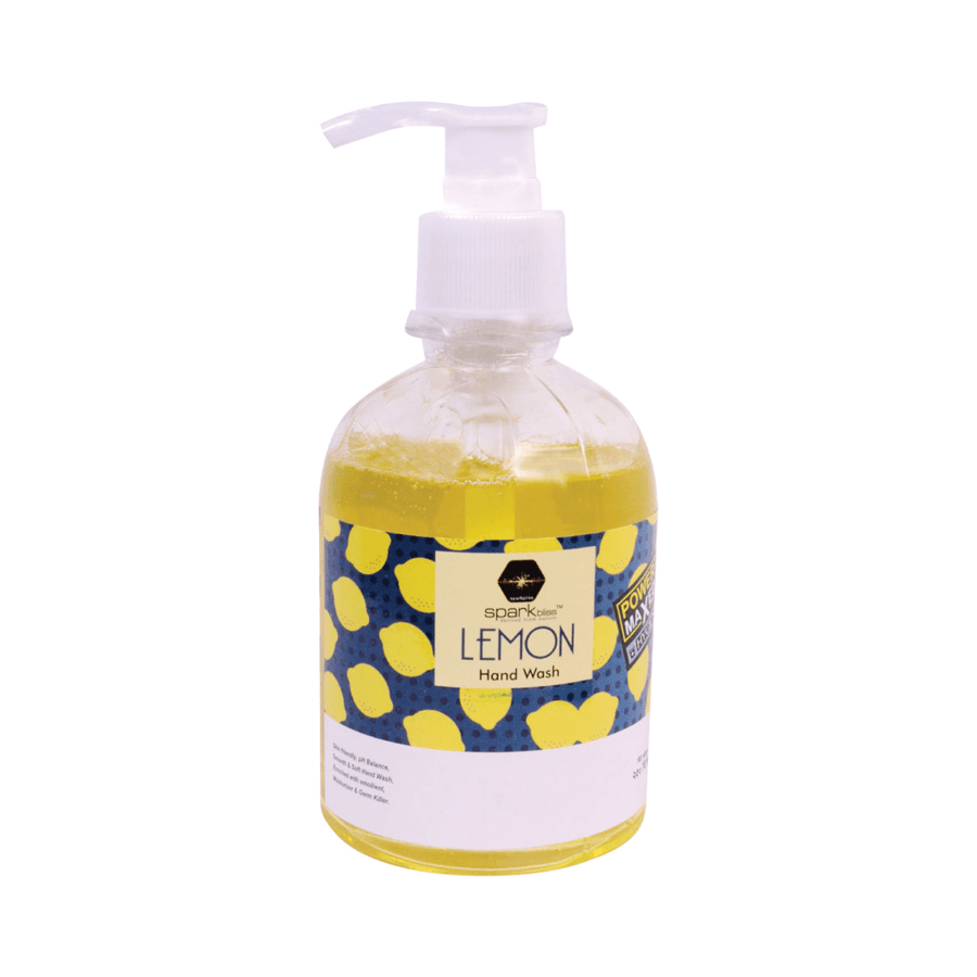 Spark Bliss Lemon Yellow Liquid Surfactant Based Hand Wash – 250ml