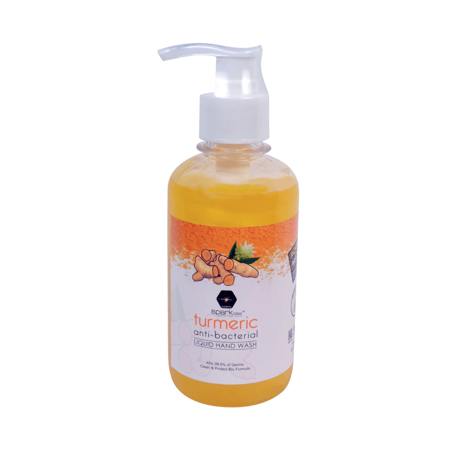 Spark Bliss Turmeric Anti-Bacterial Liquid Hand Wash – 250ml