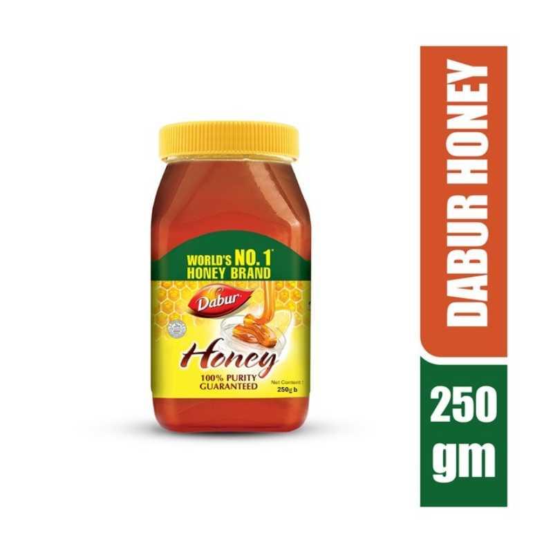 Dabur Honey 250.0 gm: 100% Pure Honey with No Sugar Adulteration – 250gm