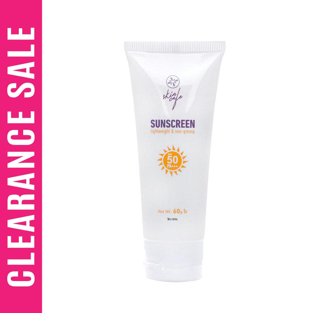 Skin Cafe Sunscreen Spf 50 Pa+++ Lightweight & Non-Greasy (Expiry Date - December 2026) – 60gm
