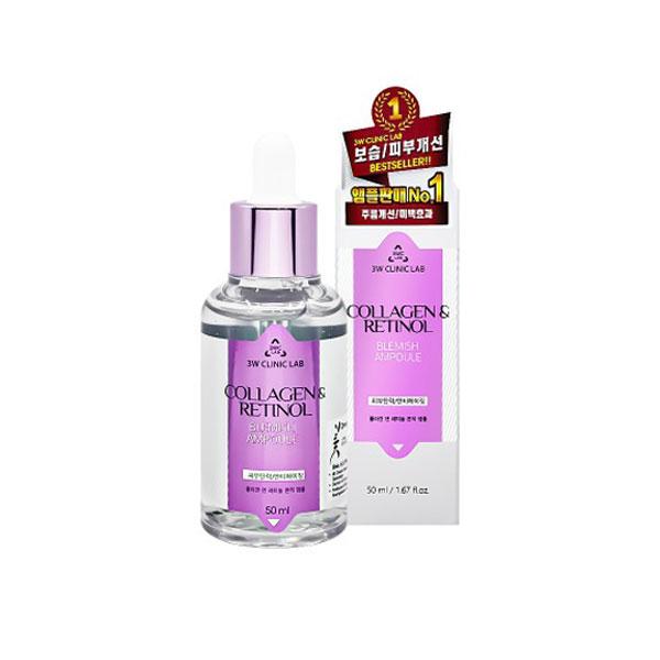 3W Clinic Lab Collagen & Retinol Blemish Ampoule – 50ml