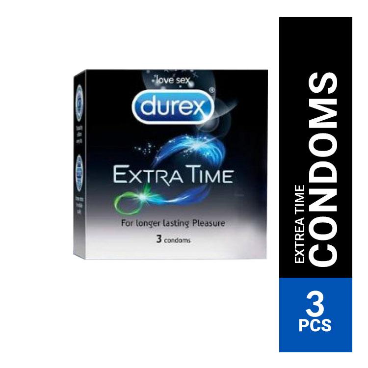Durex Extra Time Longer Lasting Pleasure Condom - 3Pcs Pack